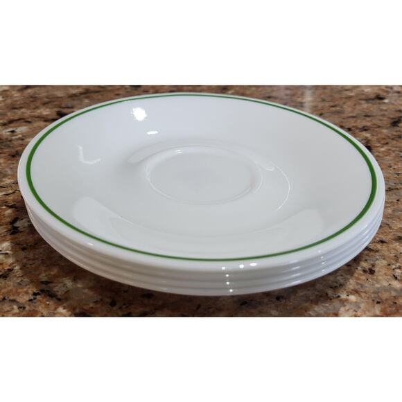 Corelle Green Rim Saucer (Set Of 4) - Picture 15 of 16